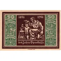 50 Pfennig Städtische Sparkasse