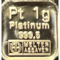 1 Gram Platinum Argor-Heraeus