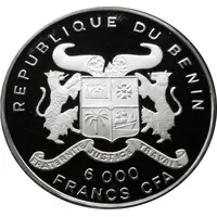 6000 Francs CFA Elephant
