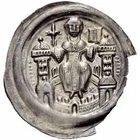 Denier Bracteate - Adelheid III of Sachsen