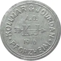 1 Pfennig - Pforzheim Kollmar and Jourdan A.G.