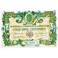 50 Centimes - Chambre de Commerce de Bourges 18