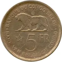 5 Francs - Léopold III