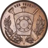 Masonic Penny - Ionic Chapter No. 168 Campbellford, Ontario