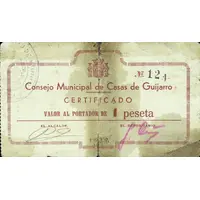 1 Peseta Casas de Guijarro