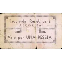1 Peseta Alcorisa