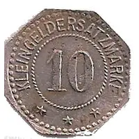 10 Pfennig - Burghausen an der Salzach Acetonfabrik