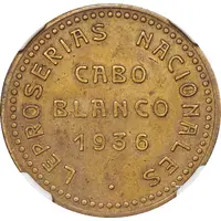 5 Bolívares Cabo Blanco Leper Colony