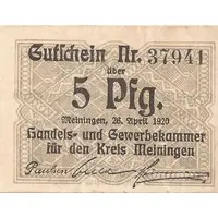 5 Pfennig Handels- und Gewerbekammer
