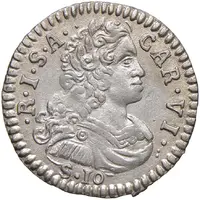 1/2 Lira / 10 Soldi - Carlo VI