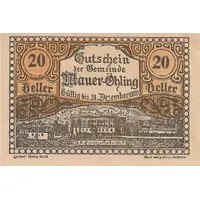 20 Heller Mauer-Öhling