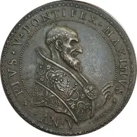 Medal - Pius V Naval battle of Lepanto