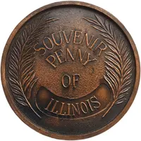 Medal - Abraham Lincoln Penny Illinois