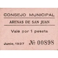 1 Peseta Arenas de San Juan
