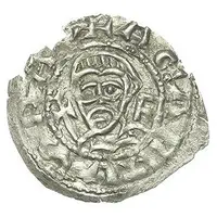 Denier - Agapetus II and prince Alberic of Spoleto