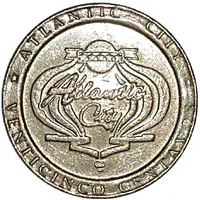 25 Centavos - Casino Atlantic City