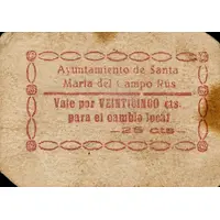 25 Céntimos Santa María del Campo Rus