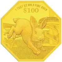 100 Dollars Year of the Rabbit