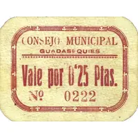 0.25 Pesetas Guadasequies