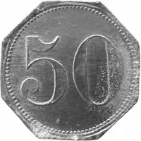 50 Pfennigs - Blaichach Allgäuer Baumwoll Spinn and Weberei