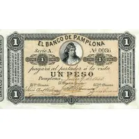 1 Peso - Banco de Pamplona