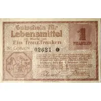 1 Franken Saint Gobain