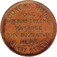 1 Penny - Joseph Moir Hobart, Tasmania