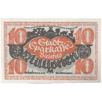 10 000 000 Mark linen issue