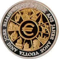 Medal - 25 Years since introduction of the Euro