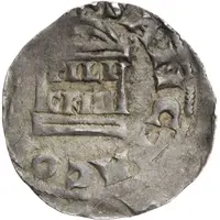 Denier - Pilgrim and emperor Conrad II Cologne mint, bust