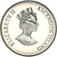 50 Pence - Elizabeth II Frigate birds, Silver Proof Issue