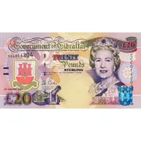 20 Pounds - Elizabeth II Tercentenary