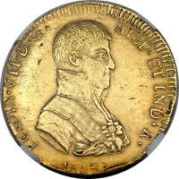 8 Escudos - Fernando VII Guadalajara - Royalist Coinage