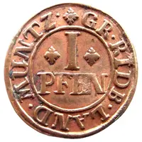 1 Pfennig - Maximilian Ulrich