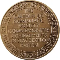Medal - The Caltech - JPL Numismatic Society Mars Exploration