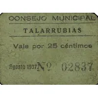 25 Céntimos Talarrubias
