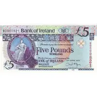 5 Pounds Bank of Ireland - Old Bushmills Distillery