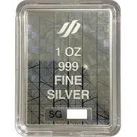 1 oz Silver - Glistening Golden Merlion