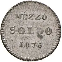 1/2 Soldo - Carlo Ludovico I