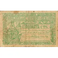 50 Céntimos Subirats