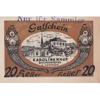 20 Heller Bischofshofen - Bahnhofrestaurant Karolinenhof