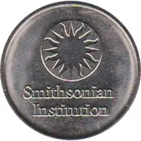 Token - Smithsonian Institution - Native Sun Symbol Washington, District of Columbia