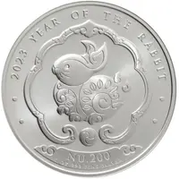 1000 Ngultrum Year of the Rabbit, Silver
