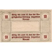 10 Pfennig Spar- und Darlehnskassenverein