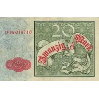 20 Mark Reichskassenschein
