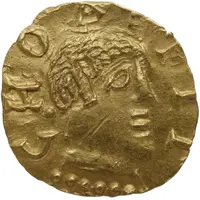 Tremissis - Moneyer Landegisilus Huy