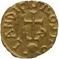 Tremissis - Moneyer Landegisilus Huy