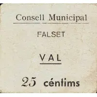 25 Céntimos Falset