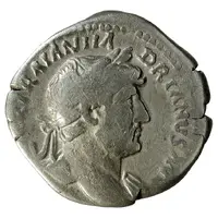 Denarius - Hadrian P M TR P COS III, Spes