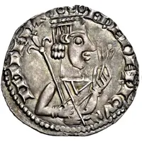 Grosso of 4 denari / 1/2 grosso - Commune In the name of Frederick II